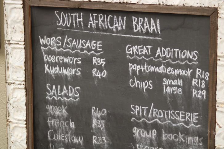 Chef on Safari Menu-at-Tshokwanes-Restaurant