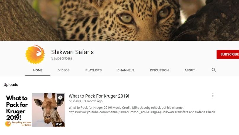 Chef on Safari